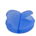 Pill Box - Three Compartments - Translucent Blue